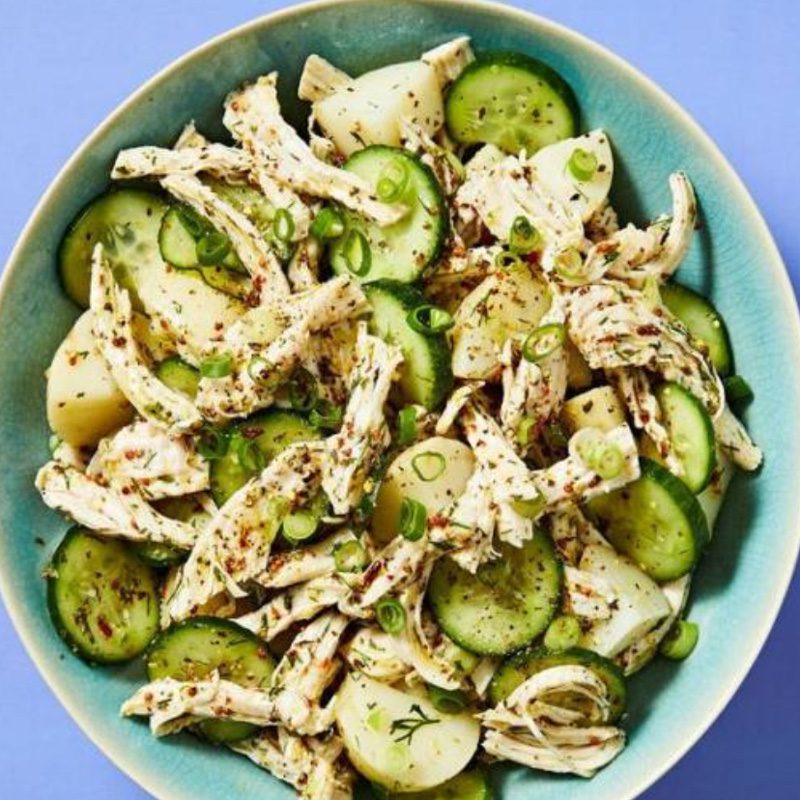 Ensalada de papa y pollo