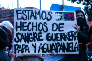 Paro nacional: ¿qué significa la bandera al revés?