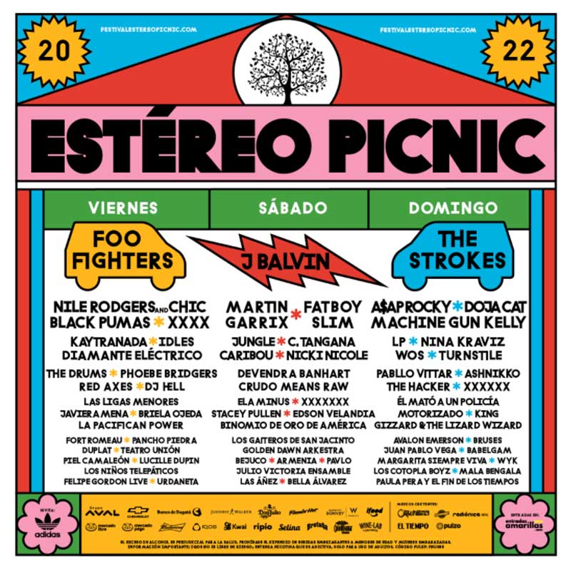 Responda este quiz y le decimos a qué día del estéreo picnic 2022 debe ir