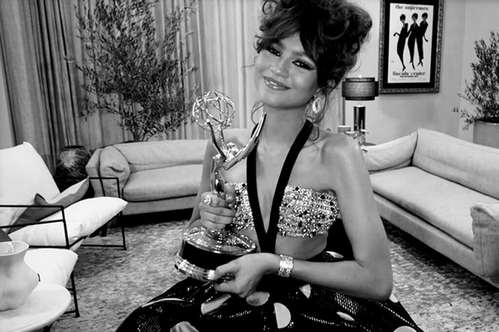 Zendaya: “yo era esa pequeña que se escondía detrás de mis padres” Premios emmy