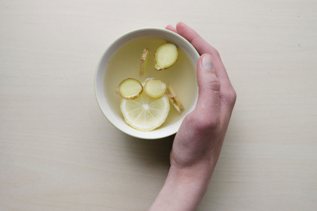 Agua de jengibre