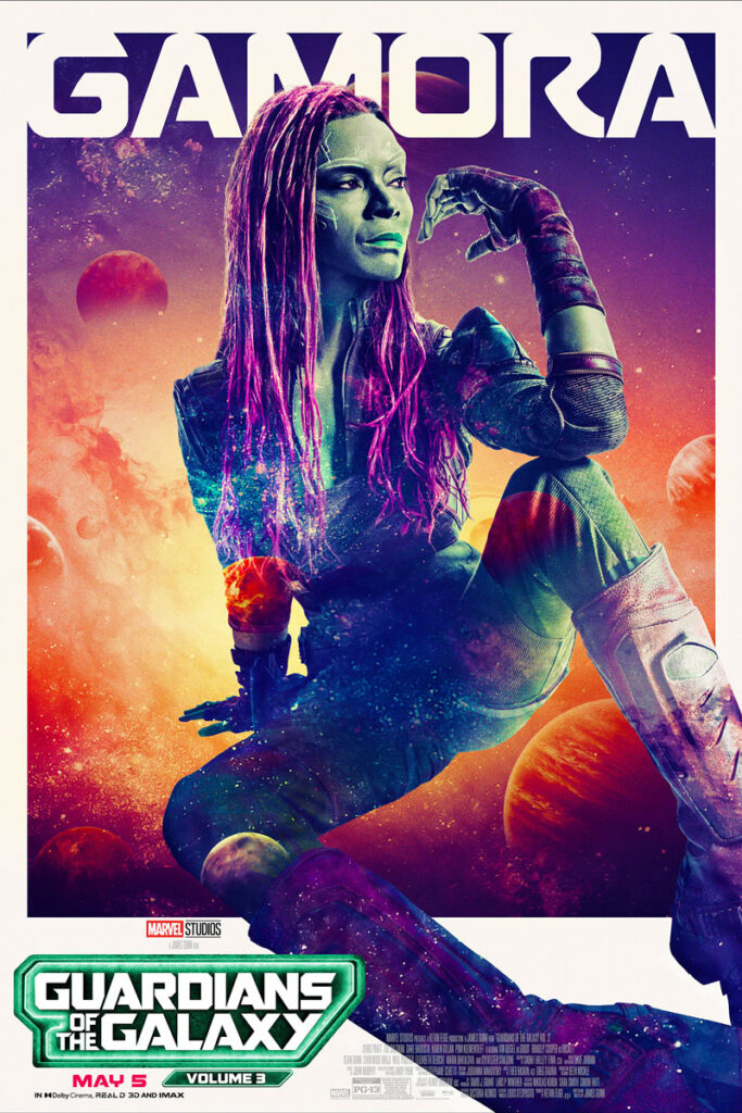 Gamora, guardianes de la galaxia,