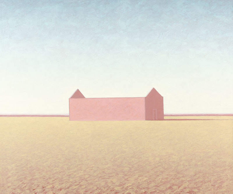 El artista en su estudio.