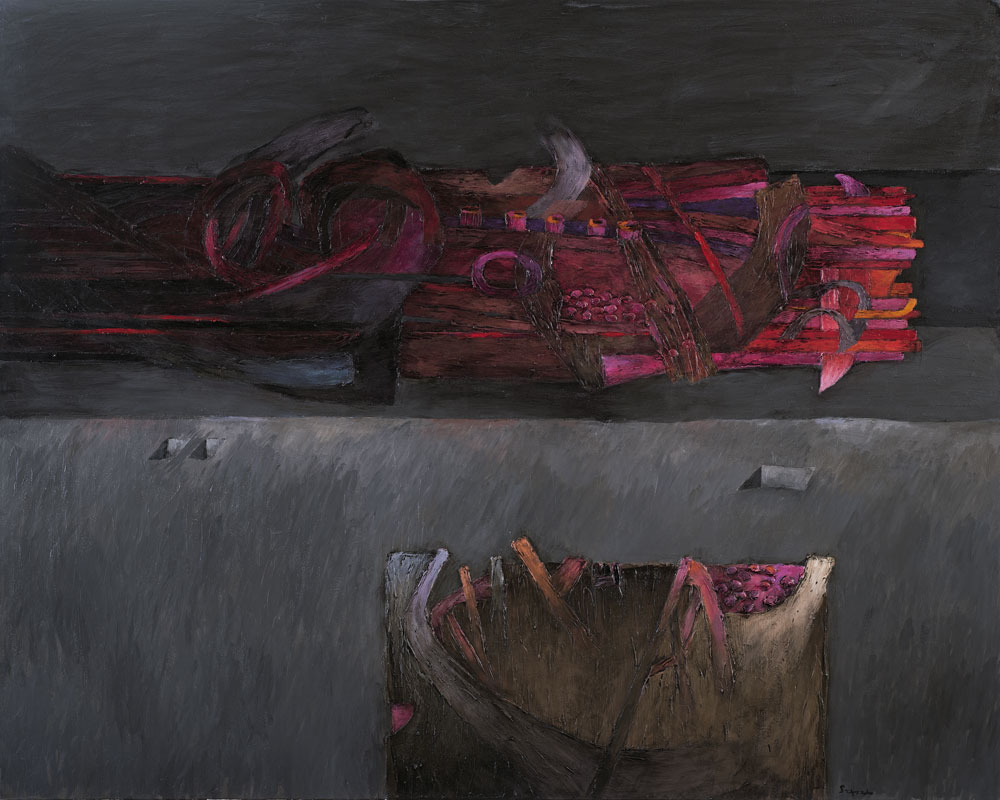 "el arte del siglo xxi no tiene nada que expresar, pocas cosas que sentir": fernando de szyslo Paracas_tercero