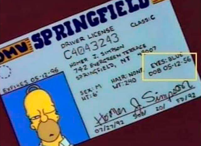 Dni homer simpson