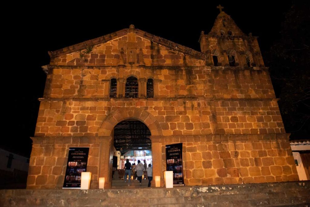 Capilla de santa bárbara en barichara