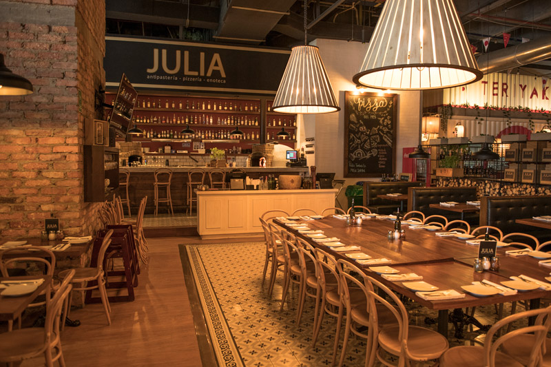 Julia, restaurantes parque la colina