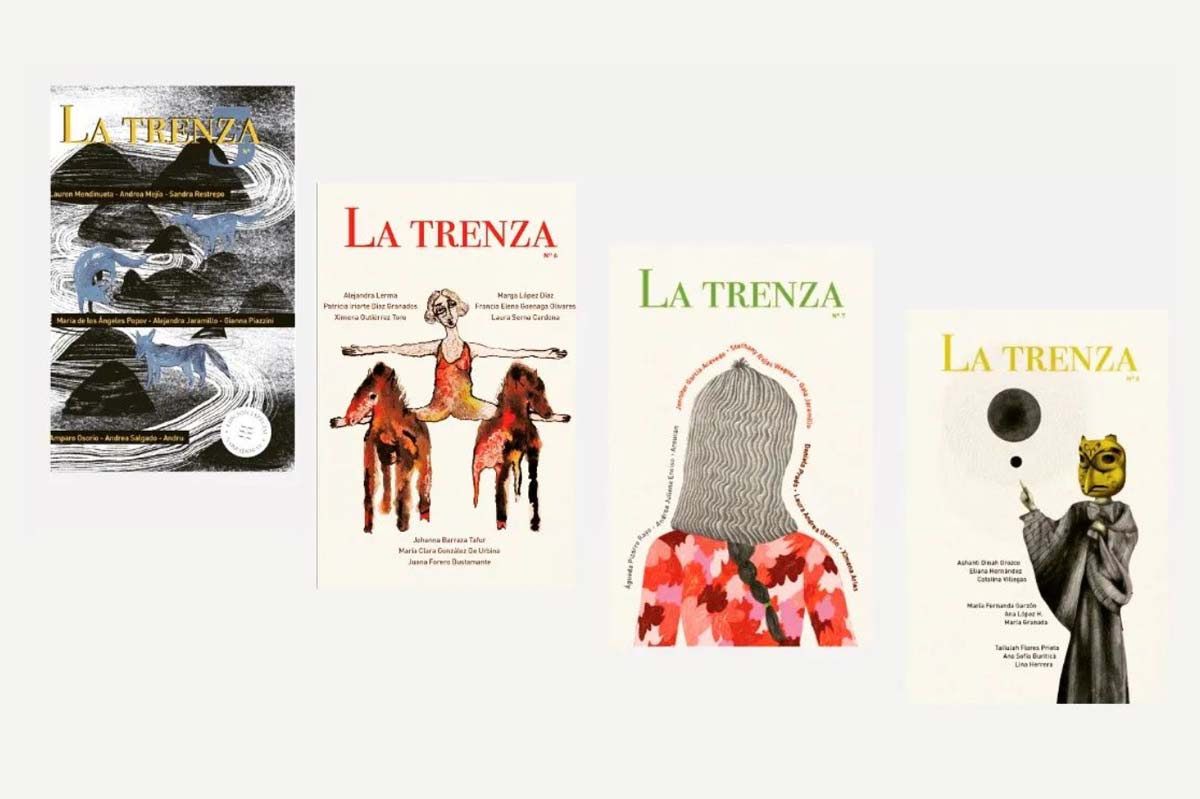 La Trenza, poesía, mujeres, colombianas