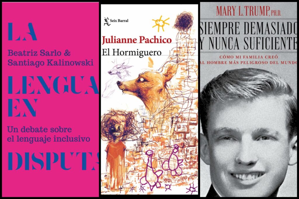 Libros recomendados: siempre demasiado y nunca insificiente y el hormiguero Libros
