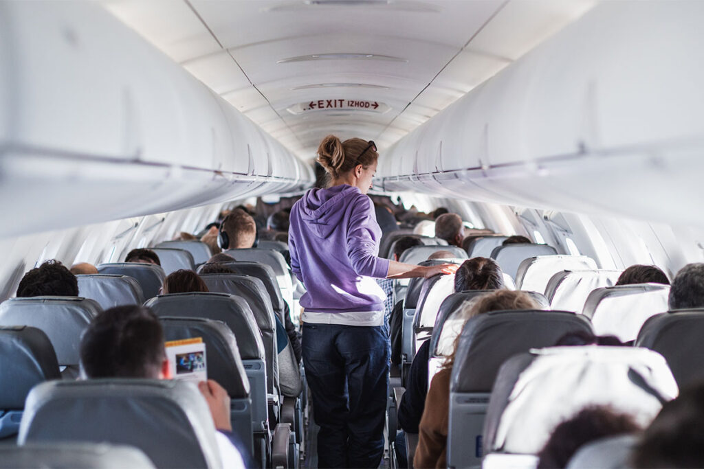 asiento del avion