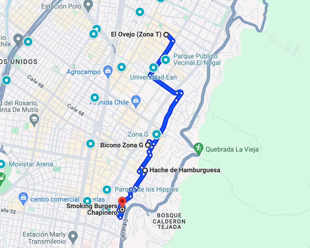 Cinco rutas recomendadas del burger master 2024