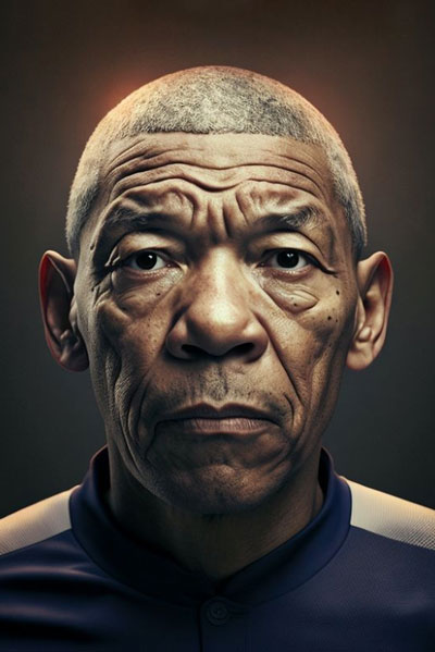 Futbolistas octogenarios, mbappe