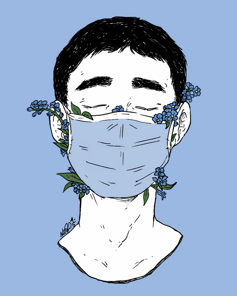 Tapabocas ilustración