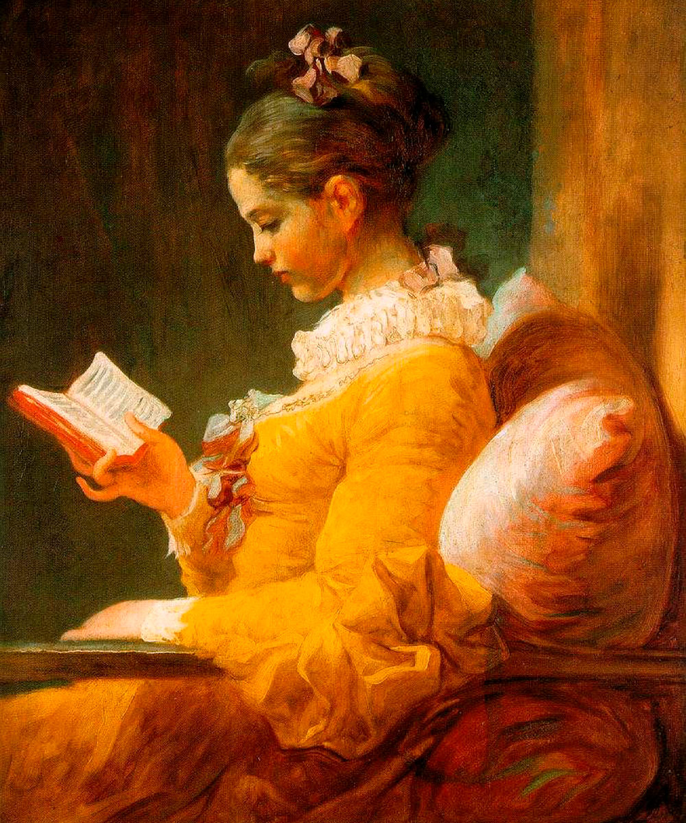 La muchacha leyendo de jean honoré fragonard
