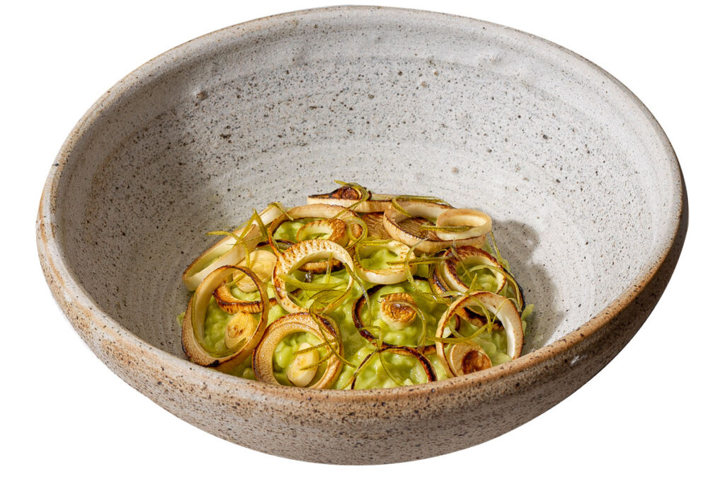 Risotto de aguacate, dieta arcoíris