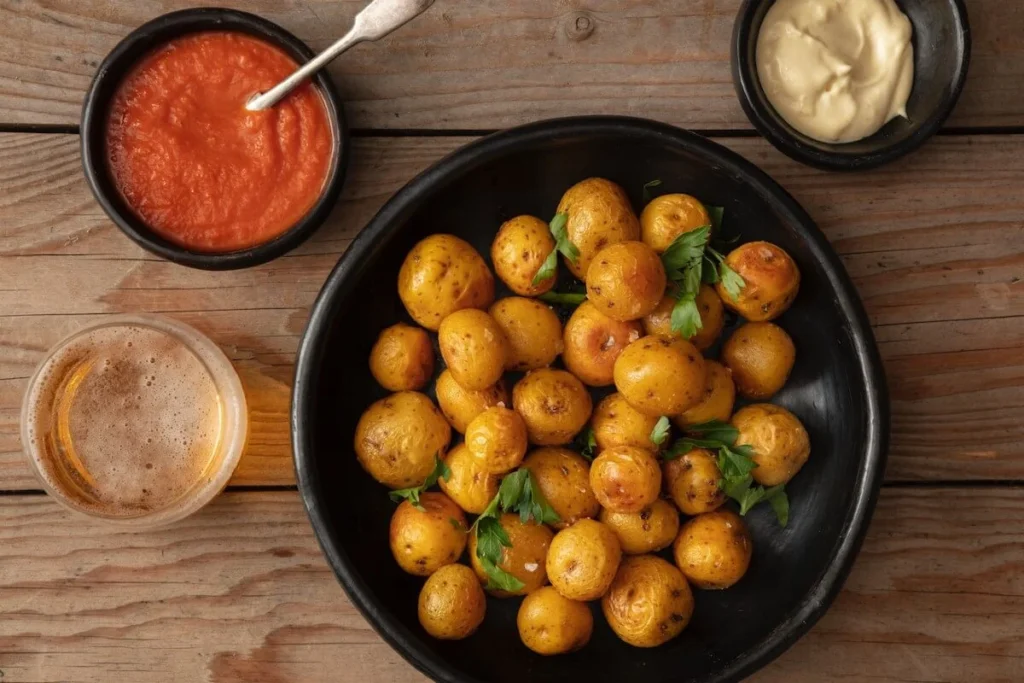 ¿cómo preparar papas bravas a la colombiana?