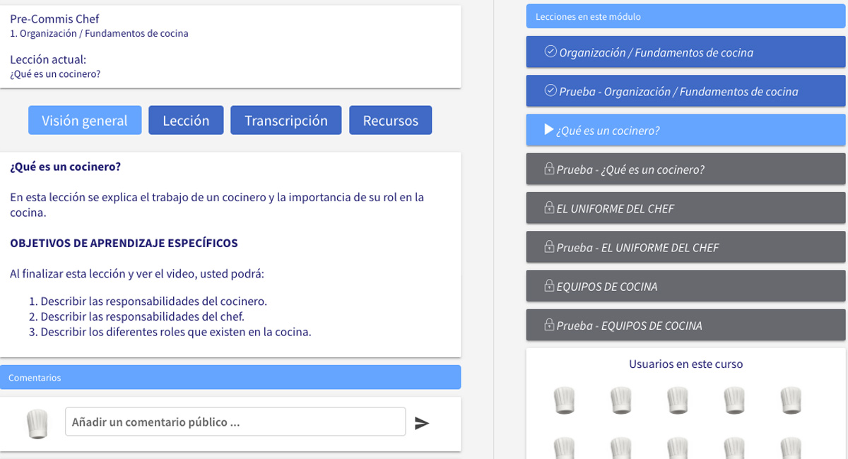 Los cursos gratuitos de nestlé para convertirse en un chef profesional Nestlé