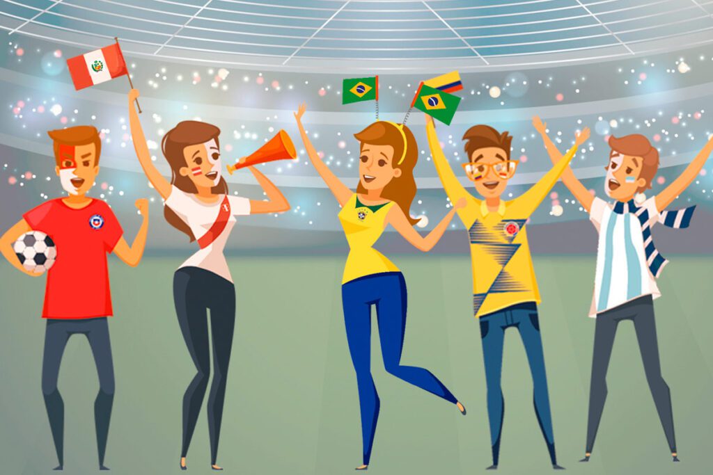 Así vivieron los hinchas la copa américa