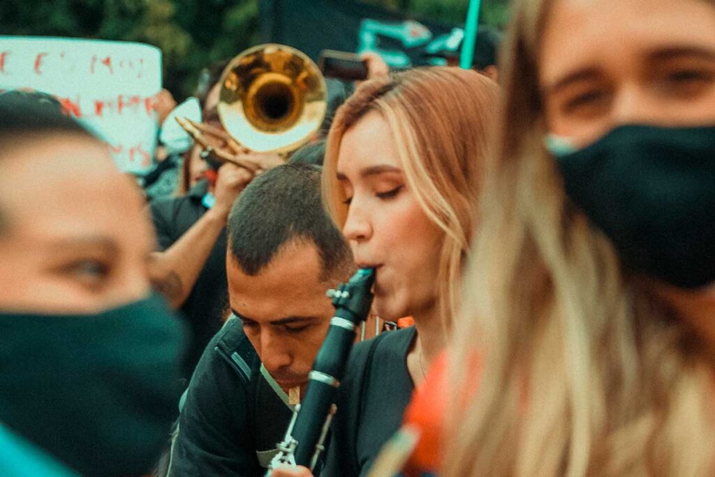 Arte en el paro nacional: danzas y cantos que piden un país mejor Arte en el paro nacional