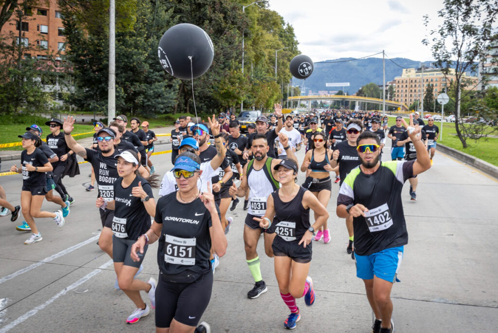 “el running está en el corazón de los bogotanos” Allianz 15k, running, bogotanos,