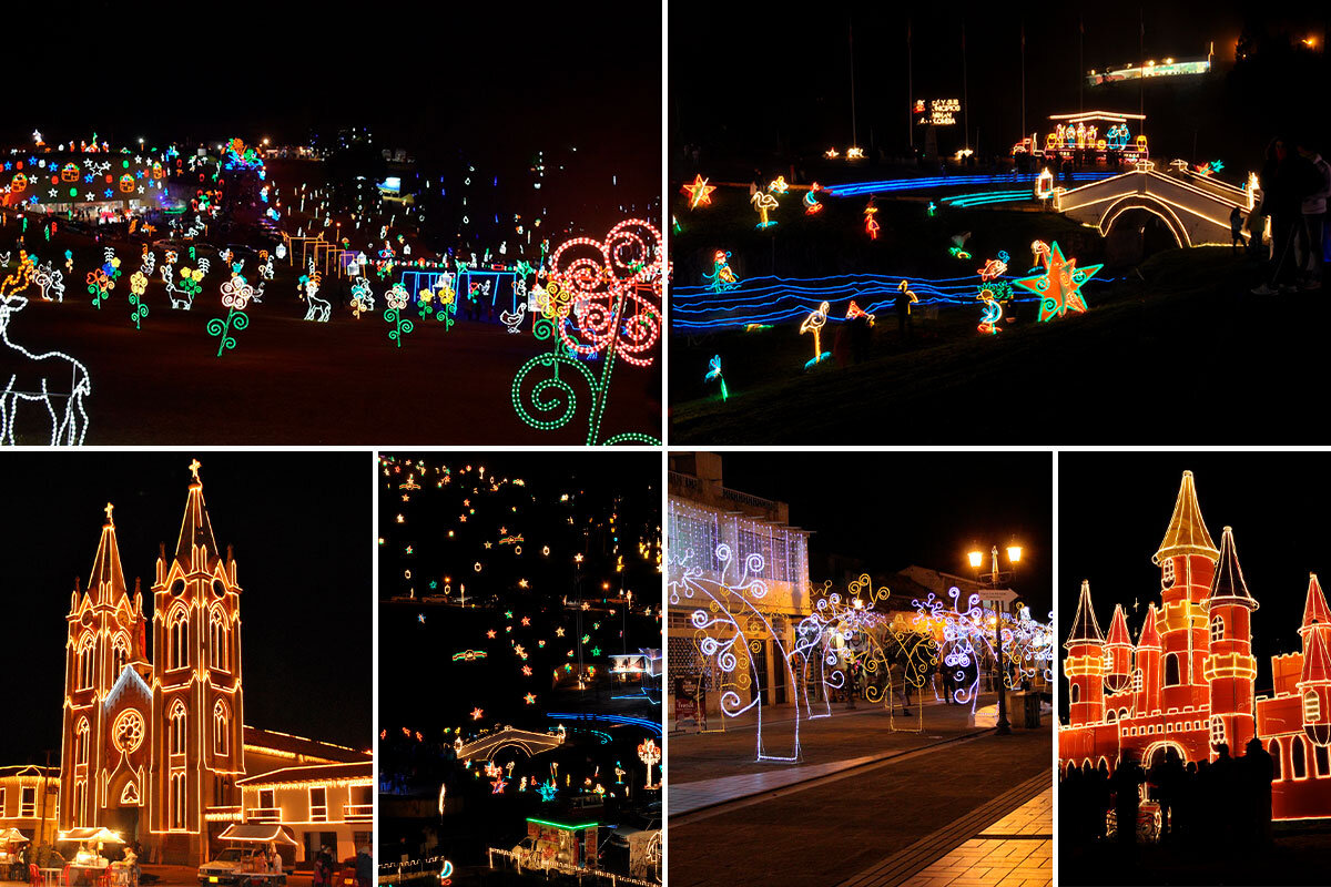 Alumbrado navideño Boyacá 2021 tour de luces