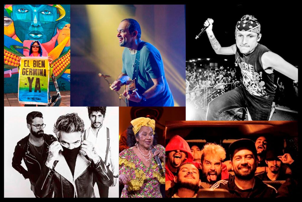 ¡el concierto del paro nacional ahora será en la calle! 18 artistas confirmados Artistas colombianos