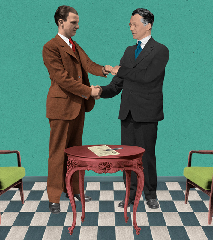 negocio con un amigo