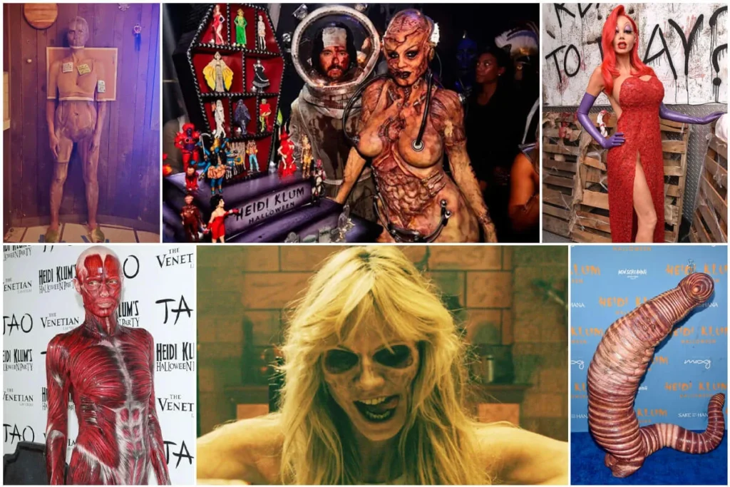 Vea los 9 disfraces más asombrosos de heidi klum