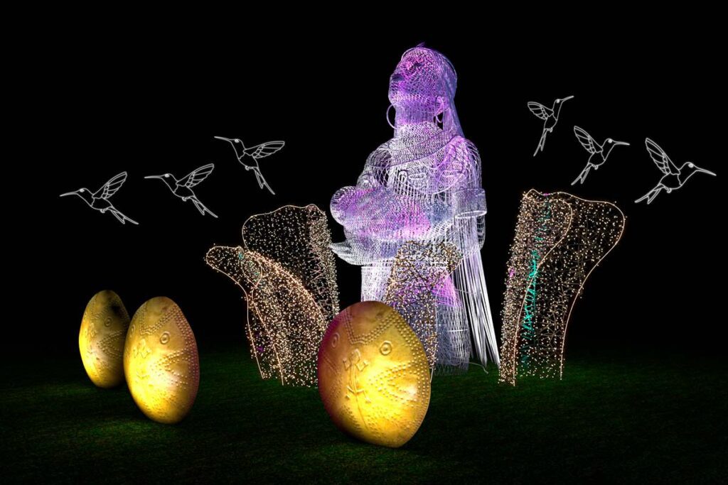 Así es el nuevo festival de luces del jardín botánico de bogotá Festival de luces, jardín botánico de bogotá