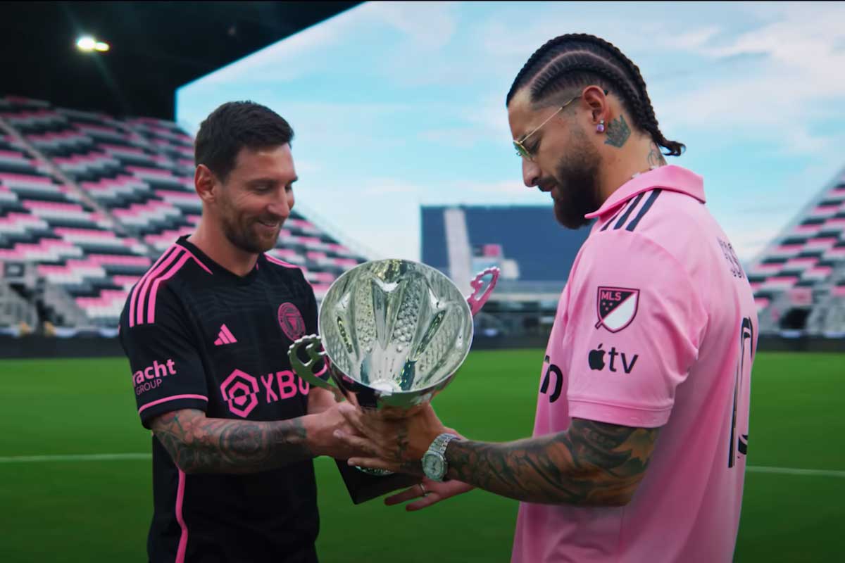 Lionel Messi, música colombiana