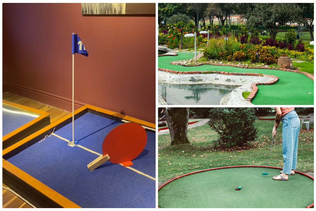 minigolf en Bogotá, golf