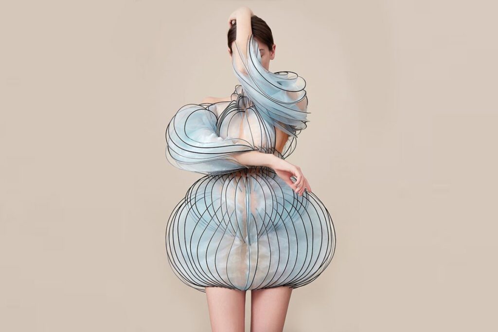 'hypnosis', la colección de alta costura hecha en impresoras 3d