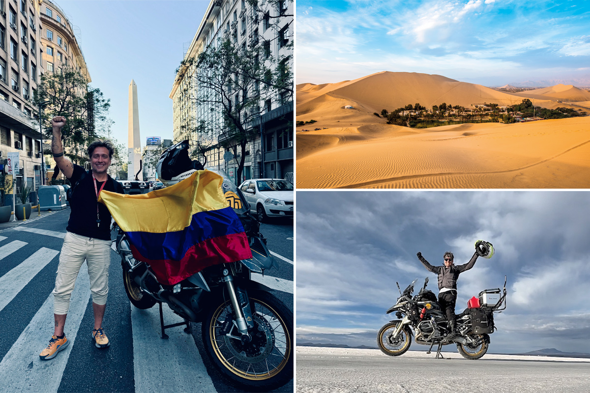 aventura en motocicleta