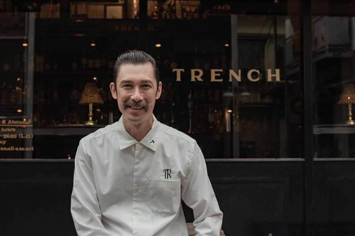 aguardiente, bartender, Trench