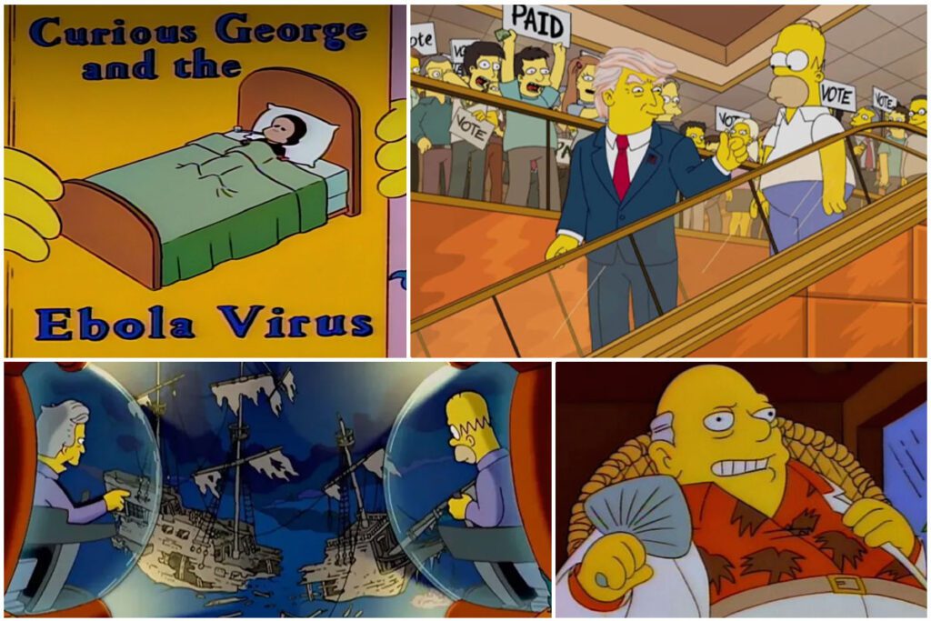 Siete escalofriantes predicciones de los simpsons Simpsons