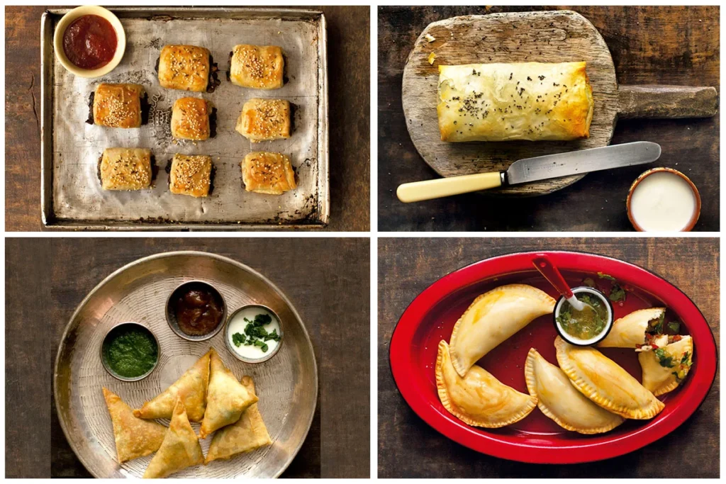 4 recetas de empanadas, samosas, banitsas y rollitos Facebook snacks