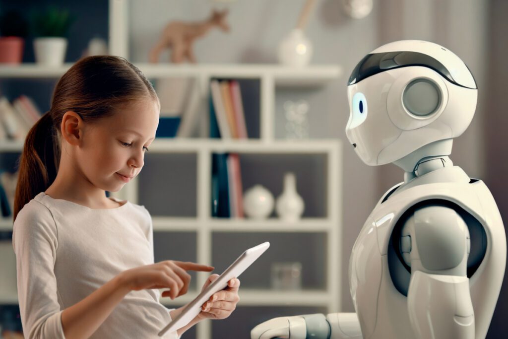 Niño aprenda, inteligencia artificial