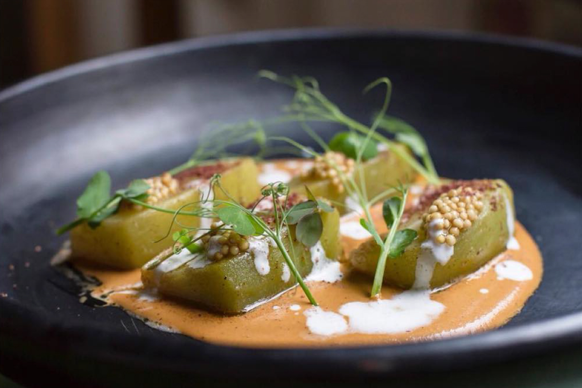 Mestizo cocina de origen