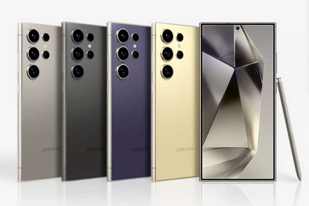  Apple iPhone 15 Pro Max, el Samsung Galaxy S24 Ultra