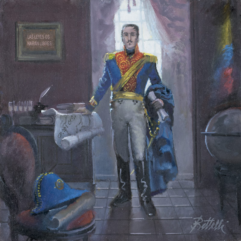 20 de julio: día de la independencia de colombia en óleo