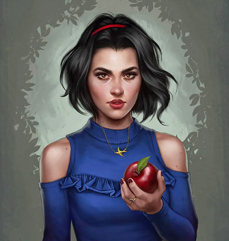 Princesas de Disney en la actualidad, Facebook