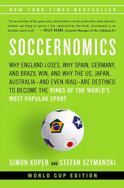 Cinco libros para entender de fútbol, según alejandro pino Soccernomics