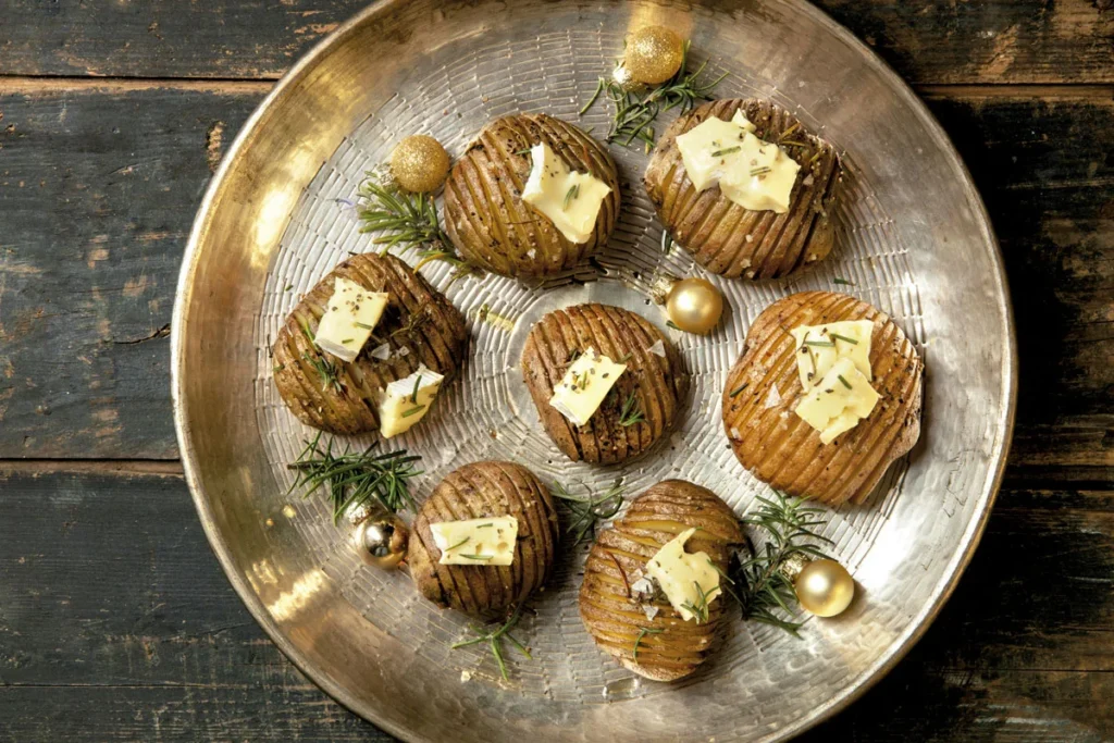 Receta navideña: papas al estilo hasselback