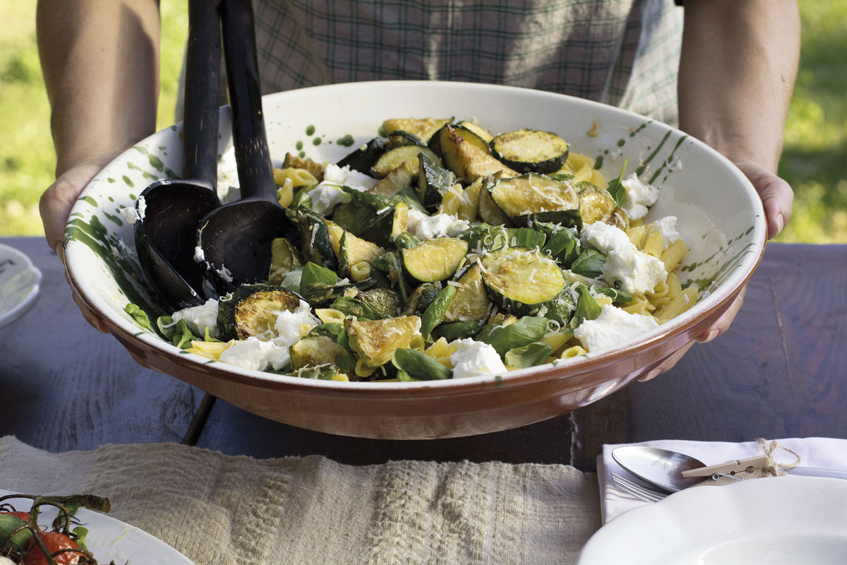 receta de pasta con calabacín