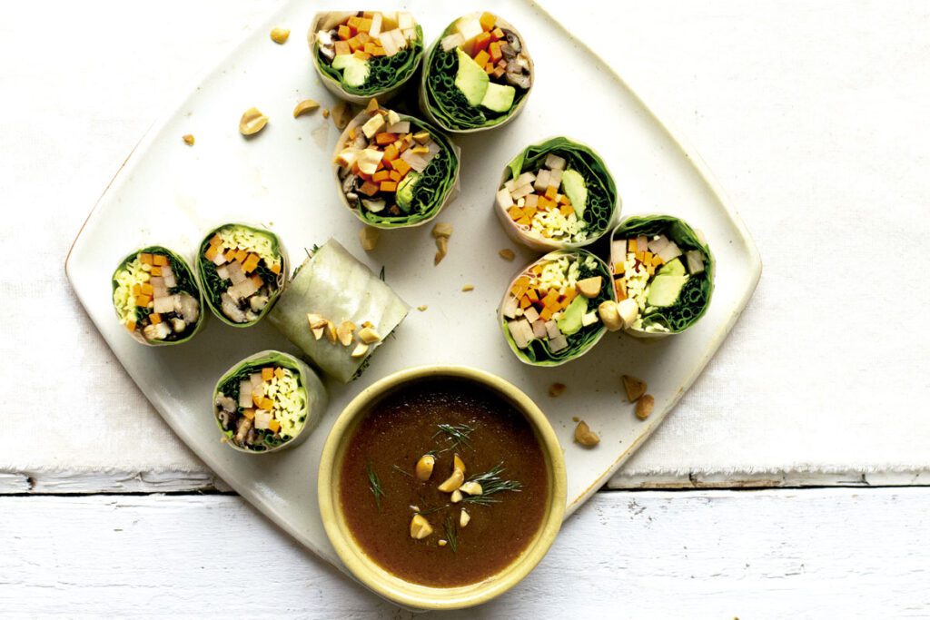 Recetas saludables rollos de papel