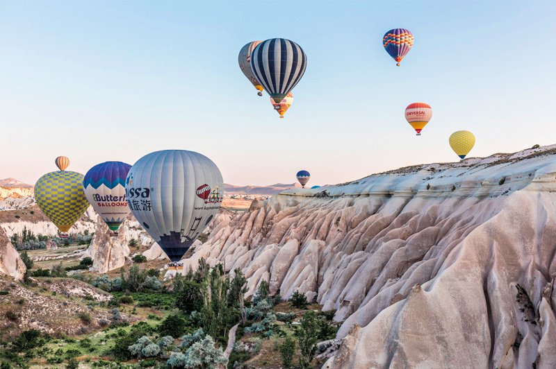 Turquía: un viaje por estambul, capadocia y éfeso Globos calientes