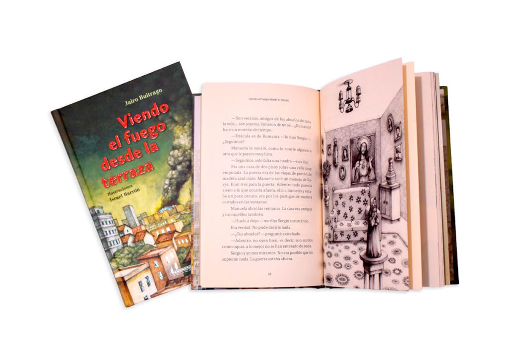Reseña de viendo el fuego desde la terraza, la novela de jairo buitrago Viendo el fuego desde la terraza