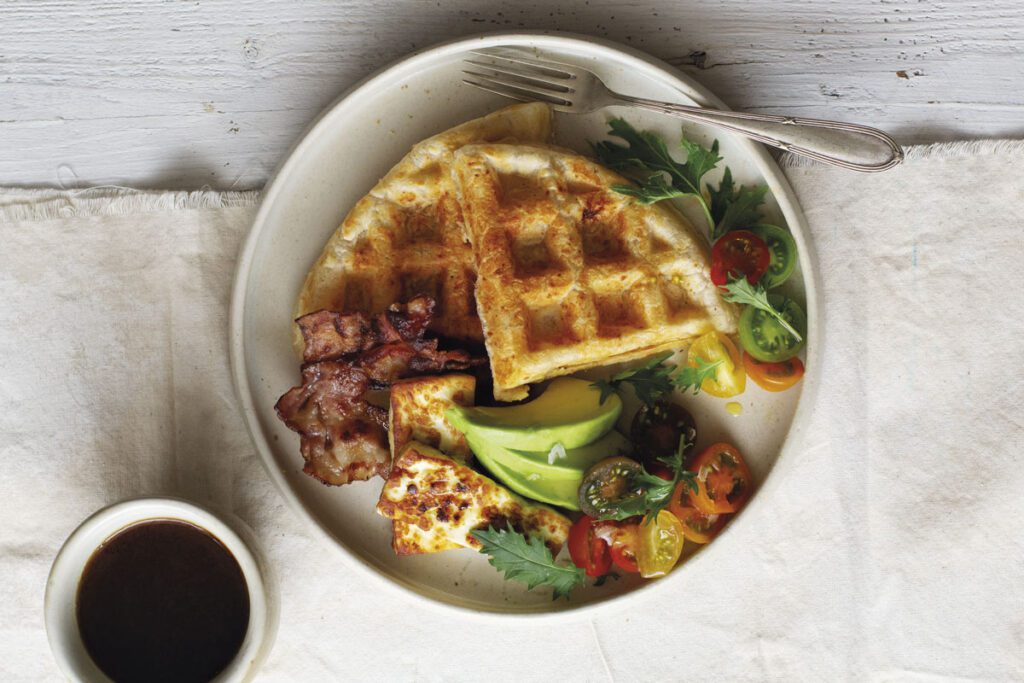 ¿ha probado esta receta de waffles de pan de yuca? Waffles de pan de yuca