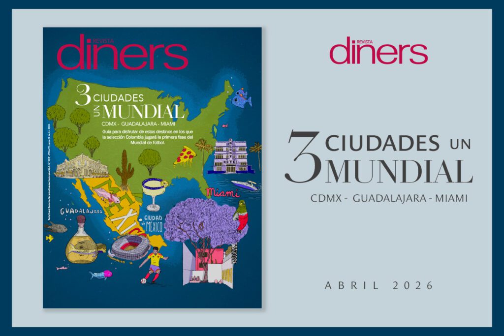 Ya llegó la nueva edición de la revista diners y trae de portada las tres ciudades donde la selección colombia va a jugar los primeros partidos del mundial Ya llegó la nueva edición de la revista diners y trae de portada las tres ciudades donde la selección colombia va a jugar los primeros partidos del mundial