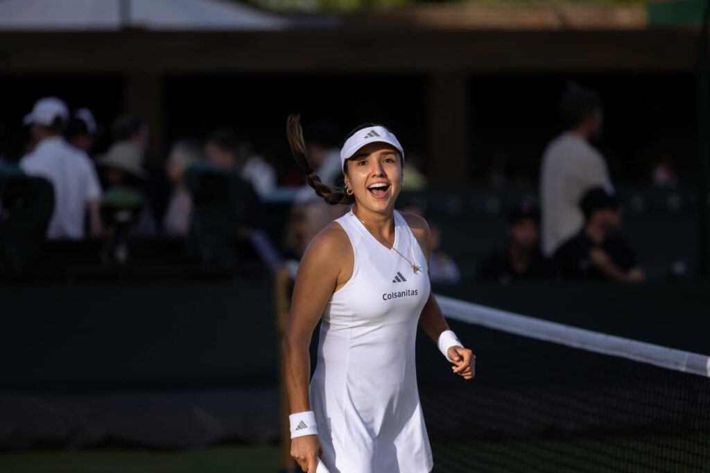 La tenista colombiana camila osorio ganó durante su inicio en wimbledon 2026